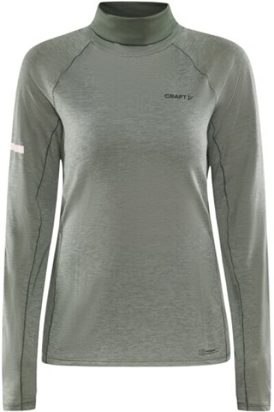 Běžecké tričko CRAFT ADV SubZ Wool LS 2 - zelené Velikost textilu: XS