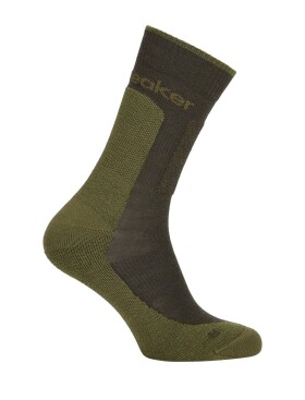 ICEBREAKER Mens Merino Hike+ Medium Crew, Dark Loden/Sphagnum velikost: 39-41,5 (S)