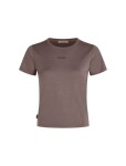 ICEBREAKER Wmns Mer 200 Tech Lite SS Crop Slim Tee, Porcini velikost: L