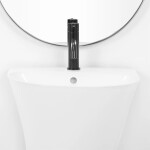 REA - Volně stojící umyvadlo Rita Slim 48x42 bílá REA-U9901