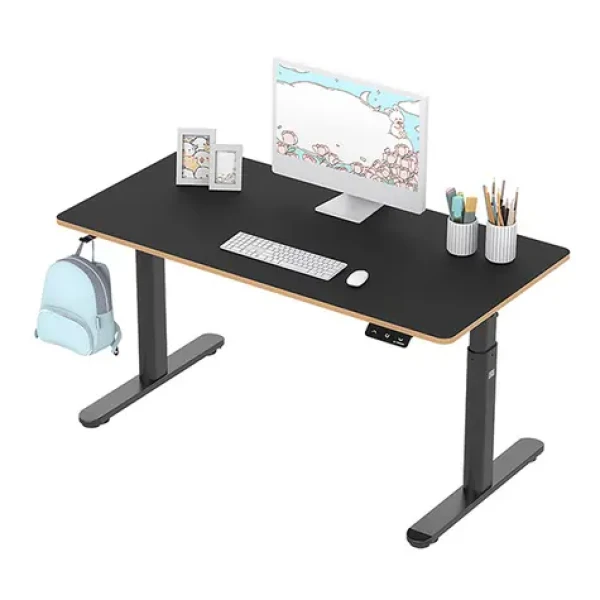 ULTRADESK Pulsar černá / Dětský pracovní stůl / elektricky nastavitelná výška / 120x60 cm / 55-81 cm (UDESK-PUL-BK)
