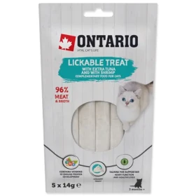 Ontario Lízací pochoutka extra tuňák a krevety 5x14g (213-53713)