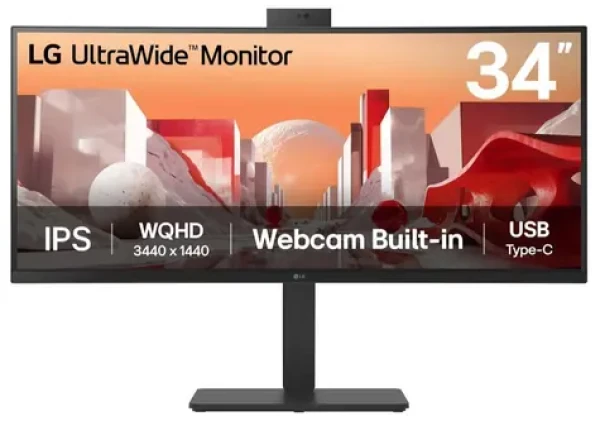 34" LG UltraWide 34BA85QE-B / IPS / 3440x1440 / 21:9 / 1000:1 / 5ms / 300cd-m2 / HDMI / DP (34BA85QE-B.AEU)