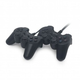 Gembird JPD-UDV2-01 USB Gamepad pro PC (2ks) černá / 10 tlačítek / 4směrný D-Pad / 2x thumbstick / USB 2.0 (JPD-UDV2-01)