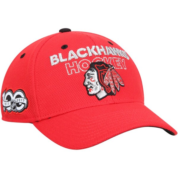 Adidas Pánská Kšiltovka Chicago Blackhawks Centennial Structured Adjustable Hat