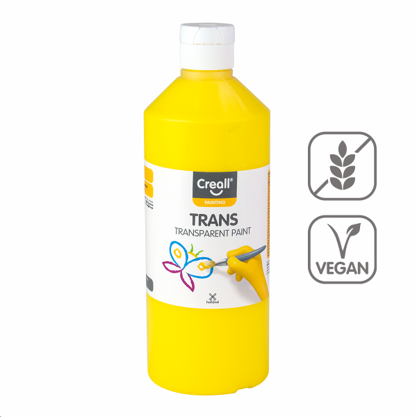 Creall transparentní barva Trans, 500 ml, žlutá