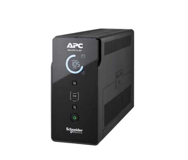 APC Back UPS Pro, 900VA, Tower UPS, 230V, 4x French outlets, AVR, USB-C Charging Ports EDF_1811038