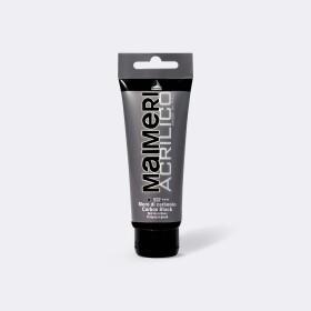 Akrylová barva Maimeri Acrilico 75 ml - černá karbonová 537