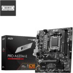 MSI PRO A620M-E / A620 / AM5 / 2x DDR5 / PCIEx16 / GLAN / mATX (PRO A620M-E)