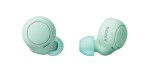 SONY WF-C500 zelená / TWS sluchátka do uší / mikrofon / Bluetooth 5.0 / IPX4 / nabíjecí pouzdro (WFC500G.CE7)