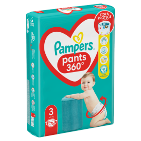 Pampers Pants Plenkové Kalhotky Velikost 3, 76 Kusů, 6kg-11kg