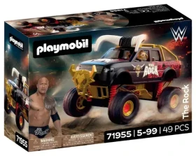 PLAYMOBIL Stavebnice WWE 71955 The Rock Monster Truck