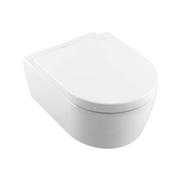 VILLEROY & BOCH - Avento Závěsné WC se sedátkem SoftClosing, DirectFlush, CeramicPlus, Stone White 5656HRRW