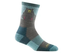 Darn Tough dámské BEAR TOWN MICRO CREW LIGHTWEIGHT WITH CUSHION aqua