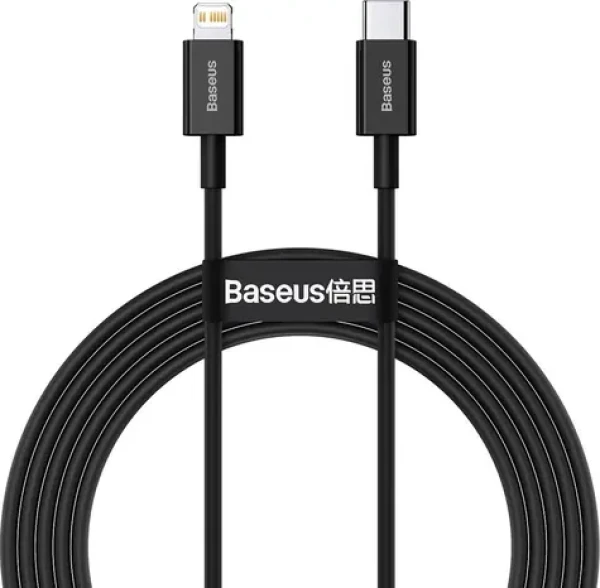 Baseus CATLYS-C01 Kabel USB-C (M) - Lightning (M) 2 m černá / 20W (CATLYS-C01)