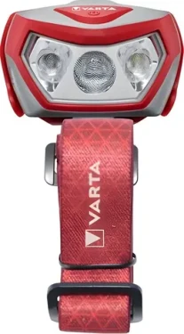Varta Outdoor Sports H20 Pro šedá, červená / Čelovka / LED / 200 lm / IPX4 / 3x AAA / dosvit 50 m (17650101421)
