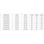 MEXEN/S - Lunar-B Duo sprchový kout dveře křídlové 95 x 90, transparent, zlato kartáčovaná 832-095L-090P-55-00
