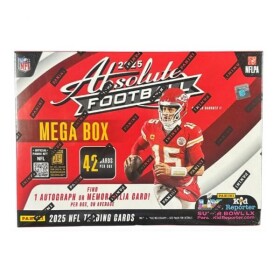 2025 Panini Absolute Football Hobby Mega Box - karty amerického fotbalu NFL
