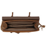 Trendy dámská koženková kabelka Camila, hnědá