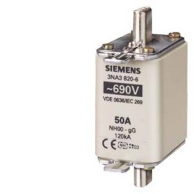 Siemens 3NA38246 sada pojistek Velikost pojistky = 0 80 A 690 V 3 ks