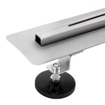 REA - Odtokový žlab FILO Nickel Brush 80 KPL-G6802