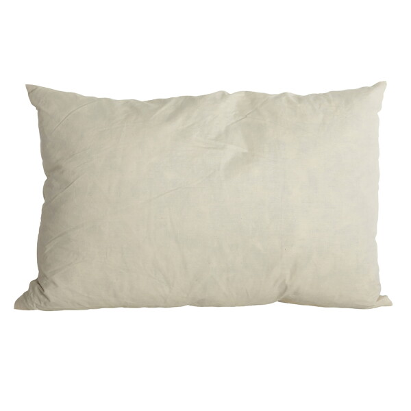 House Doctor Péřová výplň do polštáře 50 x 30 cm Off White, bílá barva, textil