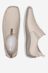 Polobotky Rieker L1779-60 Přírodní kůže (useň) - Lícová