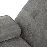 Trojmístná rozkládací pohovka, šedá, látka, ASB-C3034 GREY2