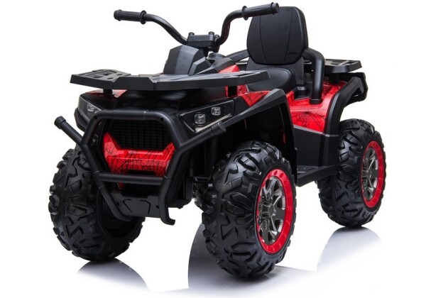 Mamido Dětská elektrická čtyřkolka 4x4 Spyder lakovaná červená
