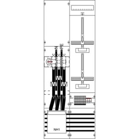 Striebel & John 2CPX033806R9999 KA4210 skříň na elektroměr vestavné Počet modulů (šířka) = 24 Počet řádků = 1 Obsah 1 ks