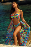 Dvoudílné plavky Caribbean4 S730 žlutá-mix - Self 36C