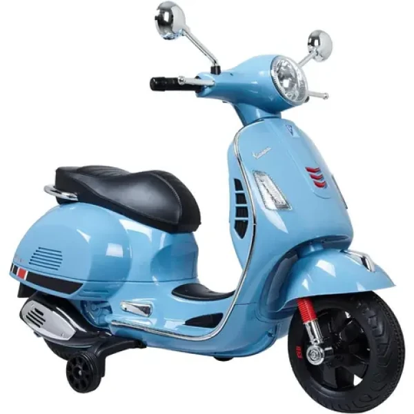 Buddy Toys Elektrická motorka Vespa GTS modrá