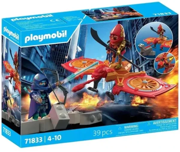 Playmobil® PLAYMO-FRIENDS 71833 Hrdina s dronem vs. podlý Ninja
