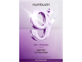Numbuzin No. 9 NAD Bio Full Face Pack Sheet pleťová maska 48 ml