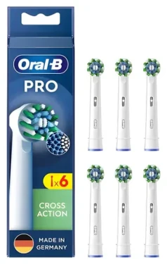 Oral-B Pro Cross Action bílá / Náhradní hlavice / 6 ks (8006540860373)