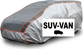 Compass Ochranná plachta proti kroupám SUV-VAN / Ochranná plachta na auto / 530 × 205 × 160 cm / stříbrná