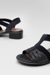 Sandály Go Soft WI23-LUCY-01 Přírodní kůže (useň) - Nubuk,Přírodní kůže (useň)/-Leštěná,Látka/-Látka