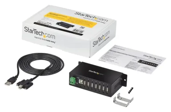 StarTech 7 Port Rugged černá / USB hub / USB 2.0 / kovové provedení (ST7200USBM)