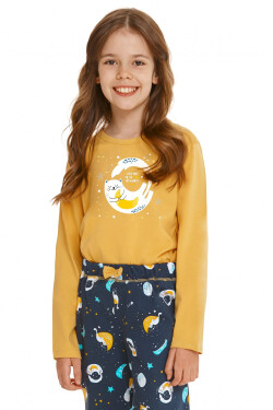 Dívčí pyžamo 2615 Sarah yellow TARO Žlutá 116