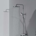 IDEAL STANDARD - CeraFlow T25N Sprchový set s baterií, průměr 26 cm, 2 proudy, chrom A8526AA