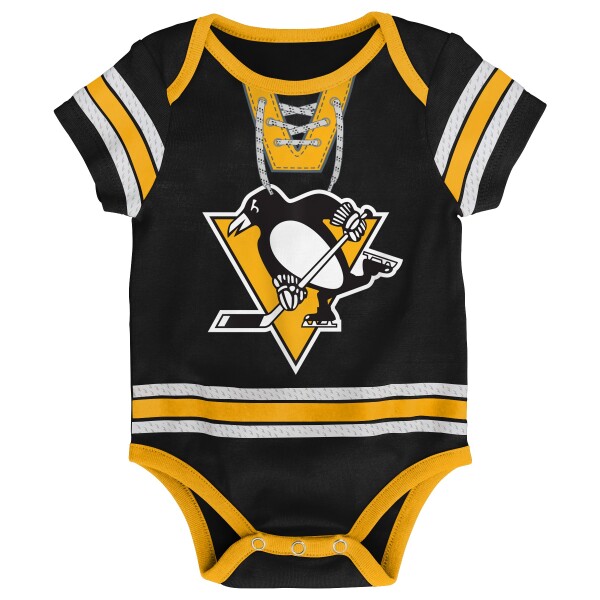 Outerstuff Dětské body Pittsburgh Penguins NHL Hockey Pro Creeper – Blank Velikost: 3 – 6 měsíců