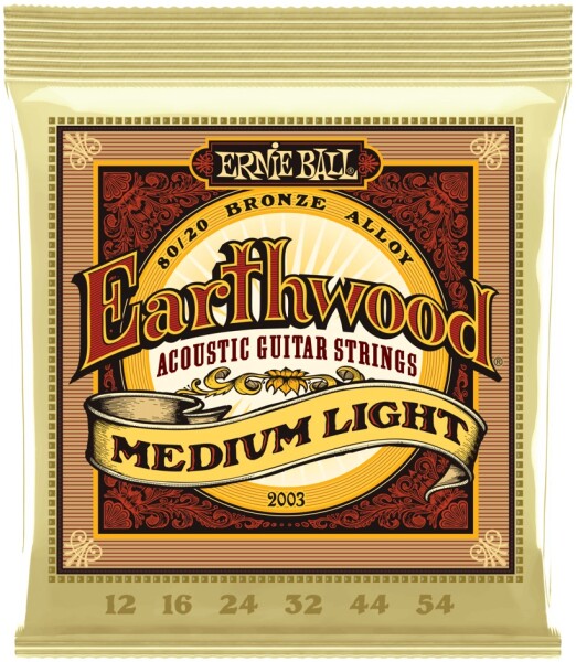Ernie Ball 2003 Earthwood 80/20 Bronze Medium-Light