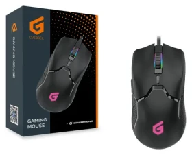 Conceptronic DJEBBEL černá / Herní myš / USB-A / 7200 DPI / 6 tlačítek / RGB LED (DJEBBEL05B)