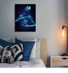 Antistresové omalovánky TSvetnoy TSvetnoy, LG243e, Diamond painting - diamantové malování, 40 x 50 cm, Galaxie