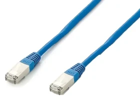 Equip Cat6a Platinum S/FTP modrá / Patch kabel / 2x RJ-45 / 5 m / LSZH / 10GBase-T (605634)