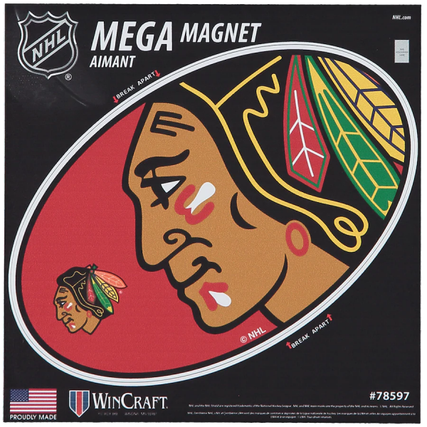 Wincraft Magnet Chicago Blackhawks Big Logo
