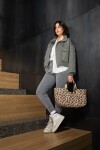 Nákupní taška Reisenthel Loopshopper M Frame Leo macchiato