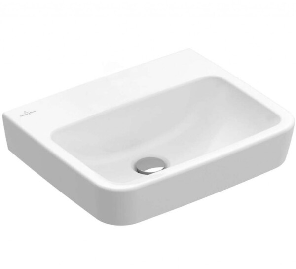 VILLEROY & BOCH - O.novo Umývátko na desku, 45x37 cm, bez přepadu, bez otvoru pro baterii, alpská bílá 43444F01