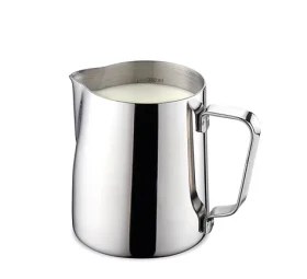 Weis Konvička na mléko 350 ml / Konvička na mléko / nerez / nalévací hubice (16001)