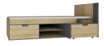 FRONTI Postel NANO NA13 90x200 grafit + dub riviera